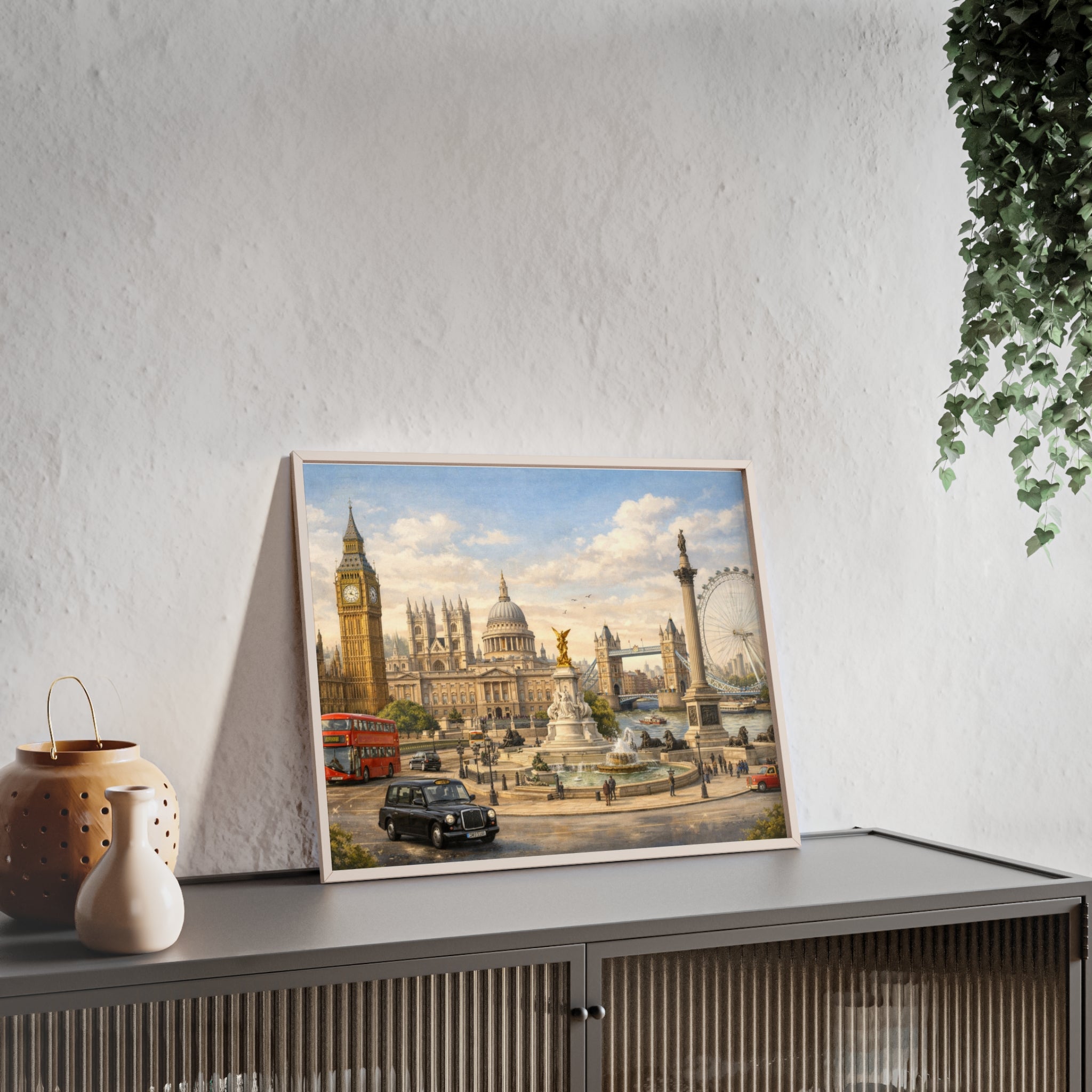 London Landmarks Framed Poster Framed Art