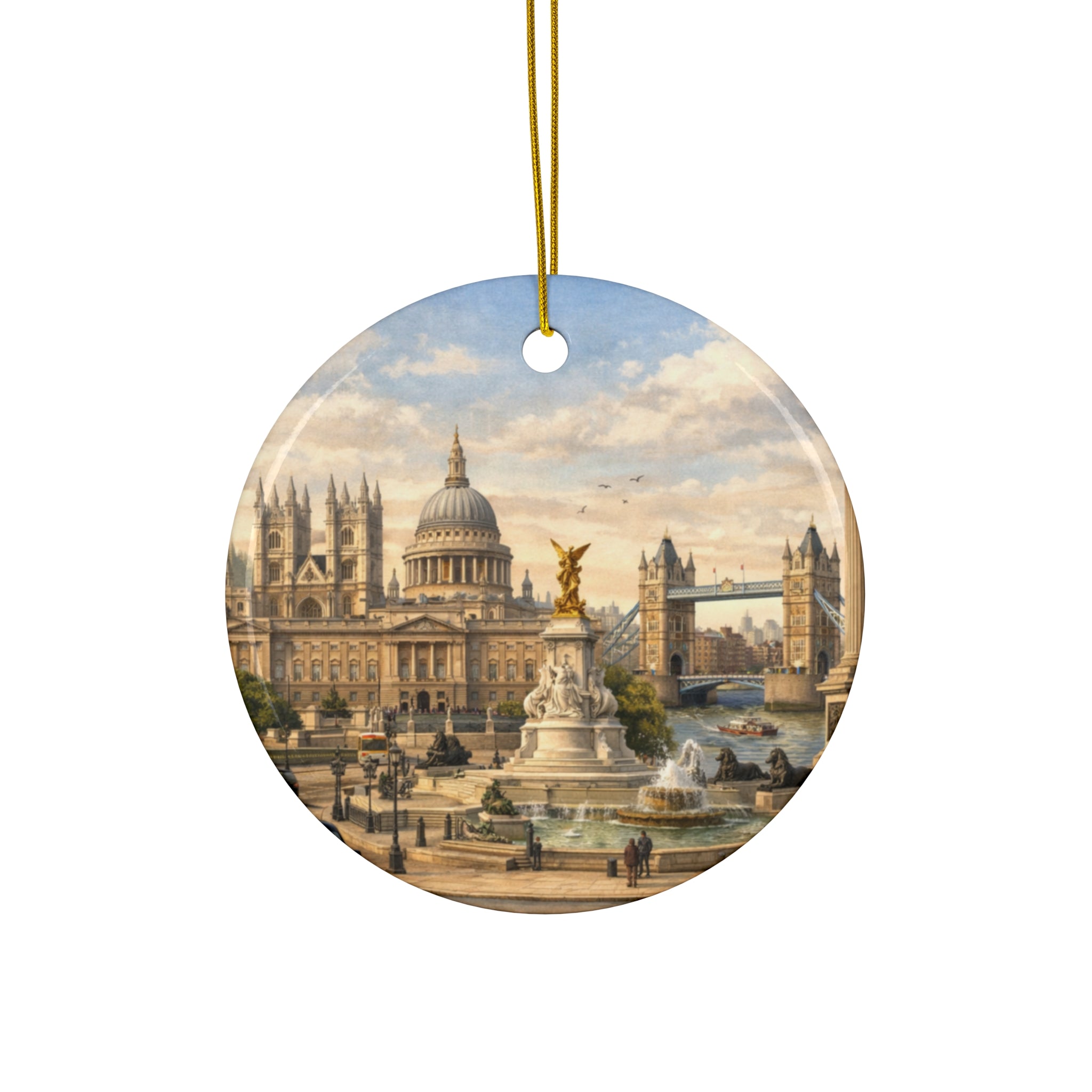 London Landscape Ceramic Ornament