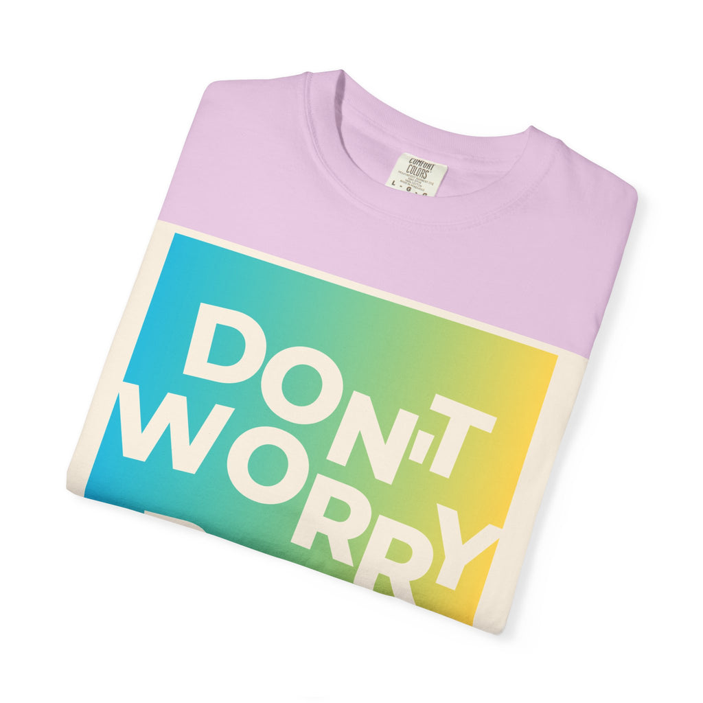 Don't Worry Be Happy Tropical Beach Graphic T-Shirt