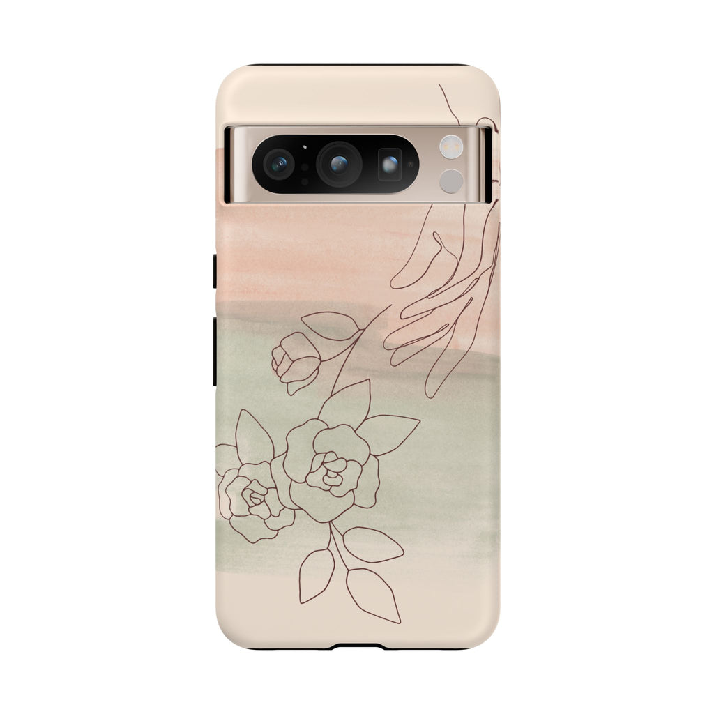 Floral Watercolor Slim Tough Phone Case