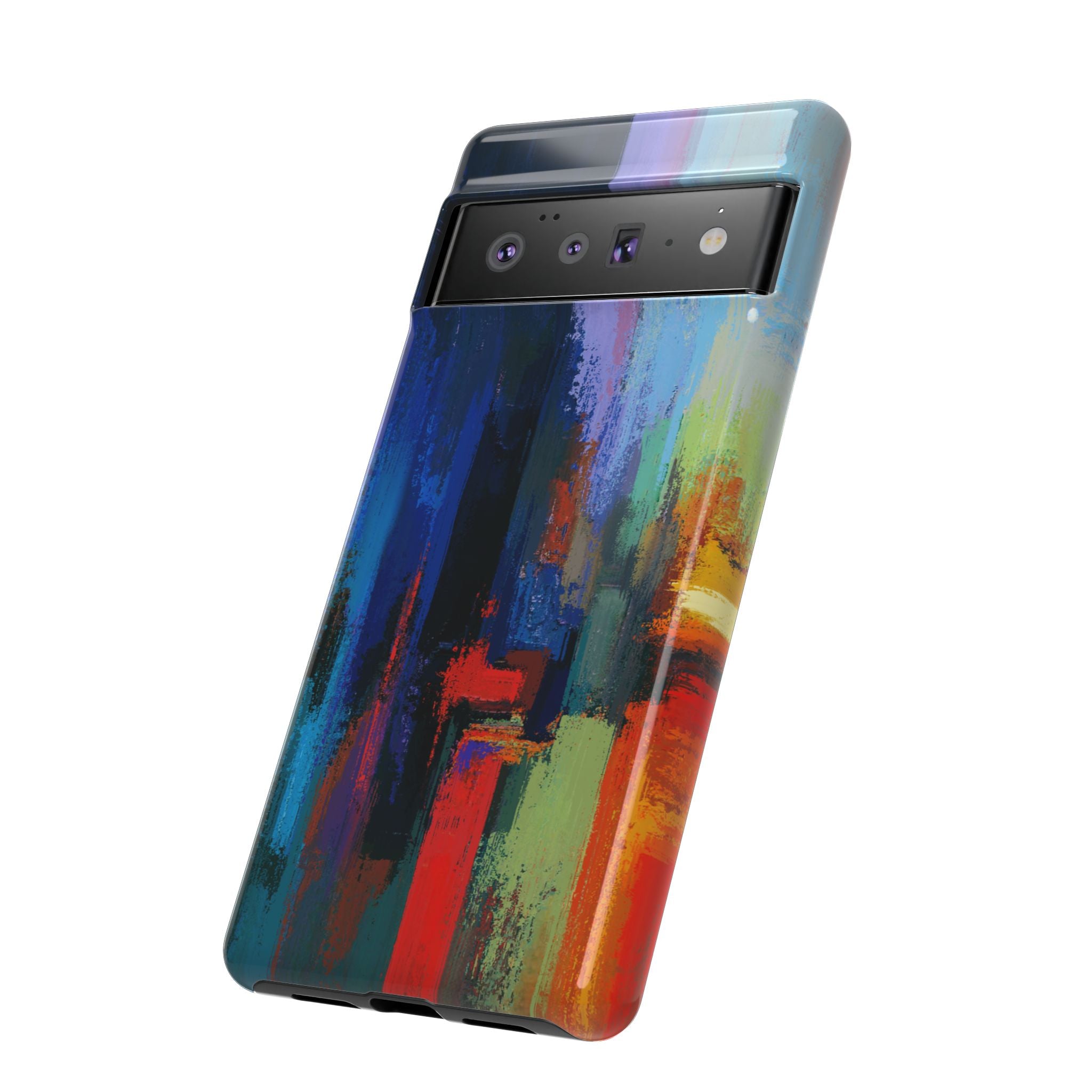 Abstract Colorblock Vibrant Protective iPhone Tough Case