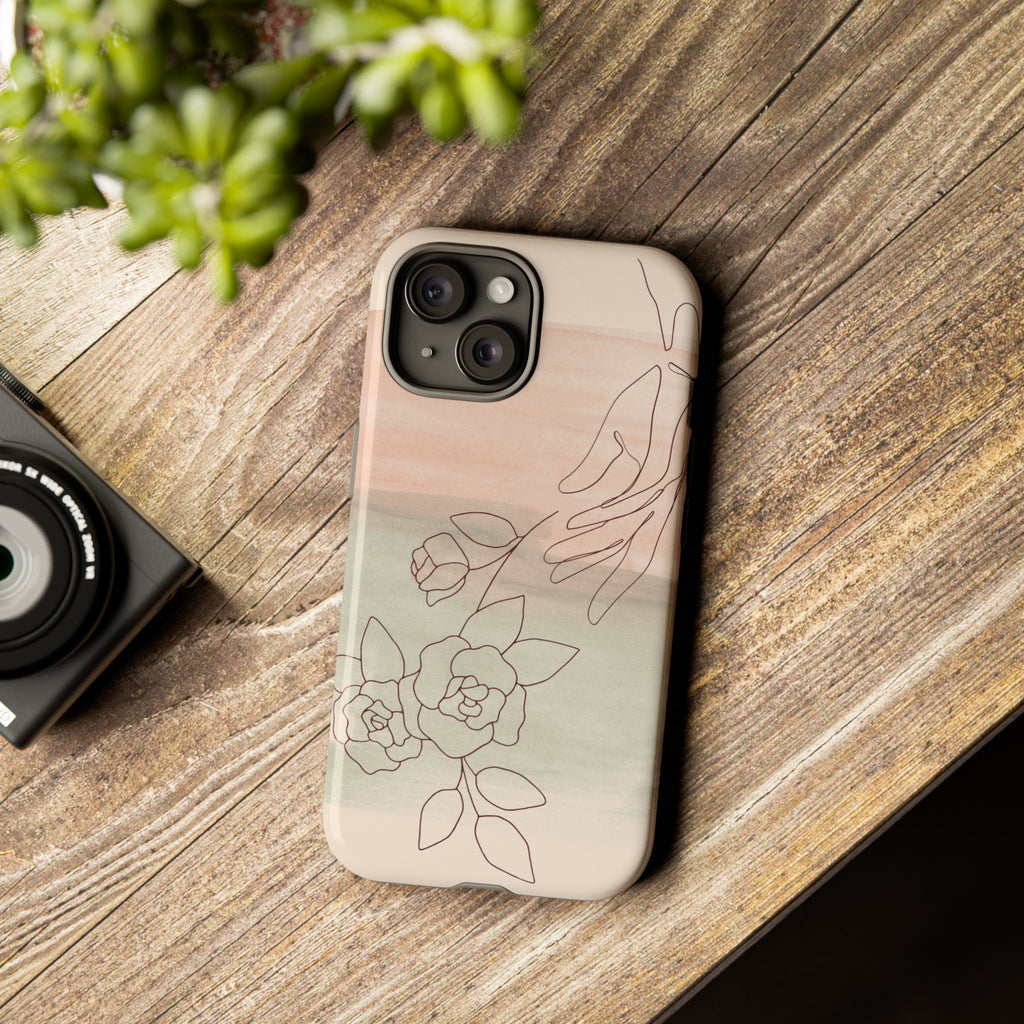 Floral Watercolor Slim Tough Phone Case