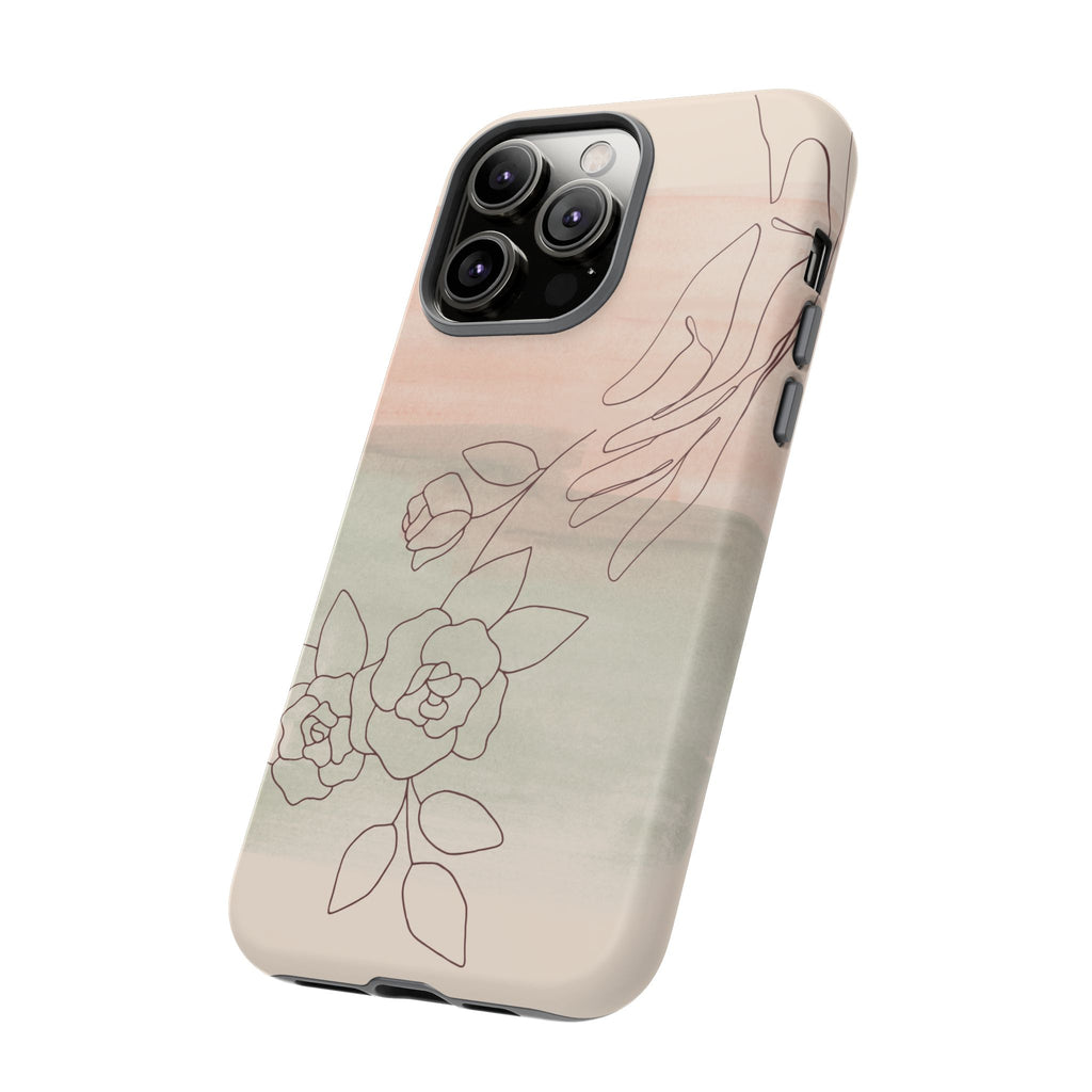 Floral Watercolor Slim Tough Phone Case