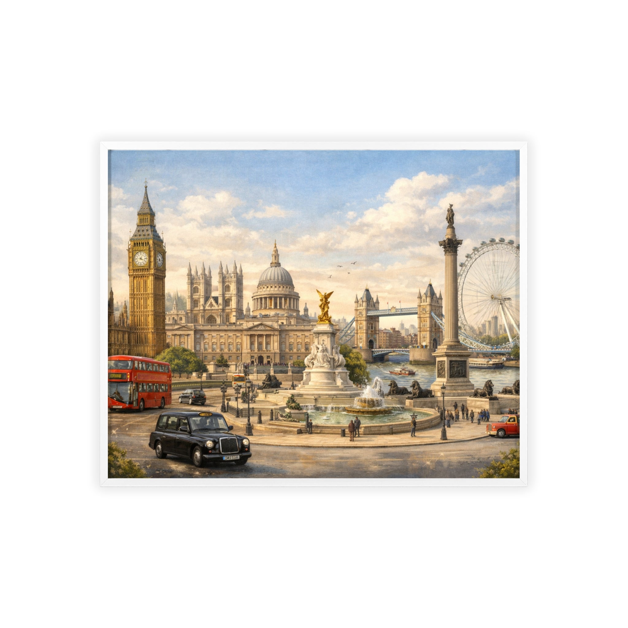 London Landmarks Framed Poster Framed Art