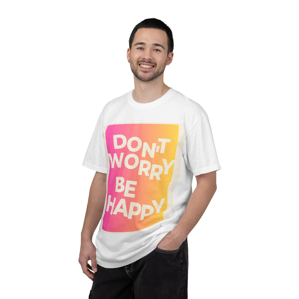 Don’t Worry Be Happy Tropical Beach Graphic Tee