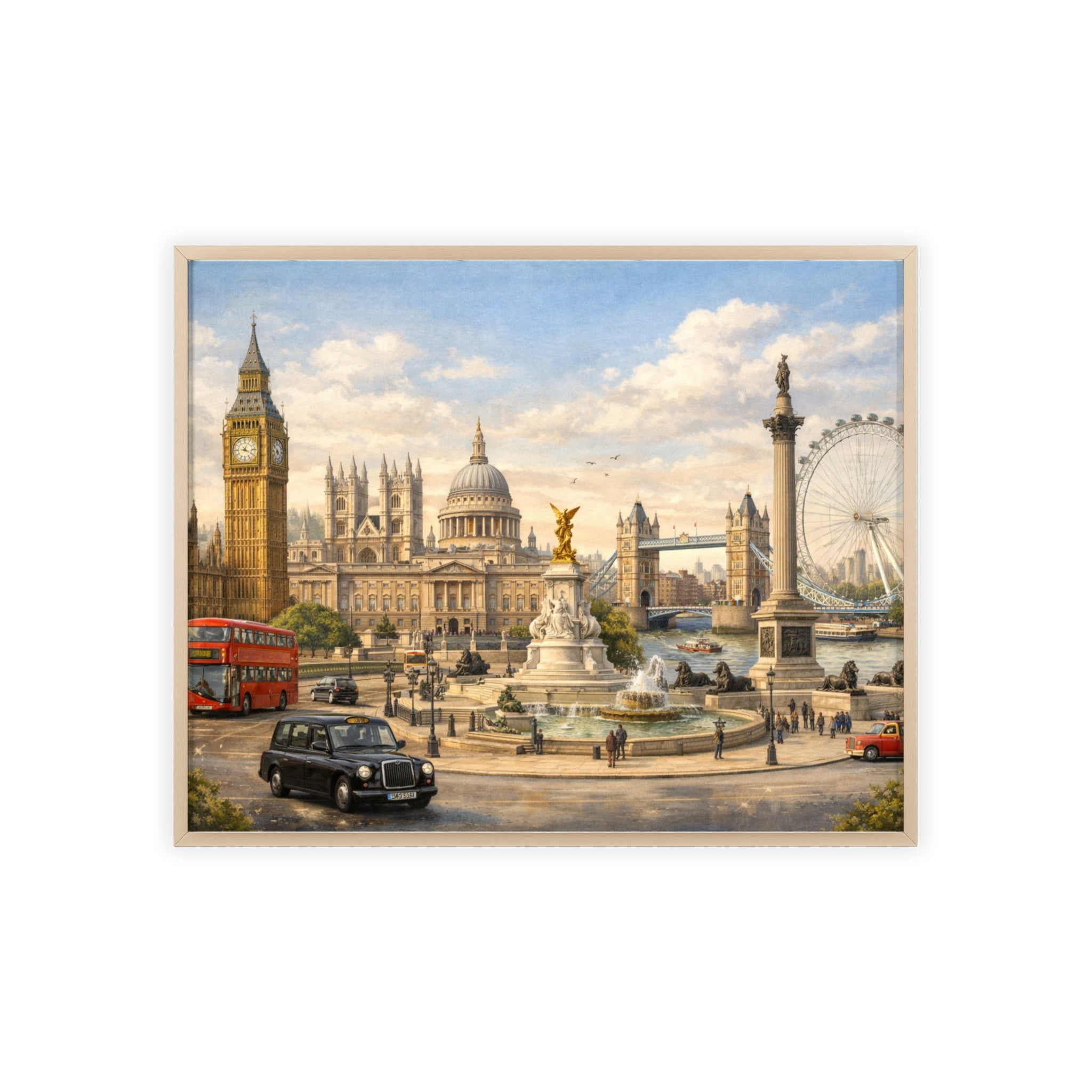 London Landmarks Framed Poster Framed Art