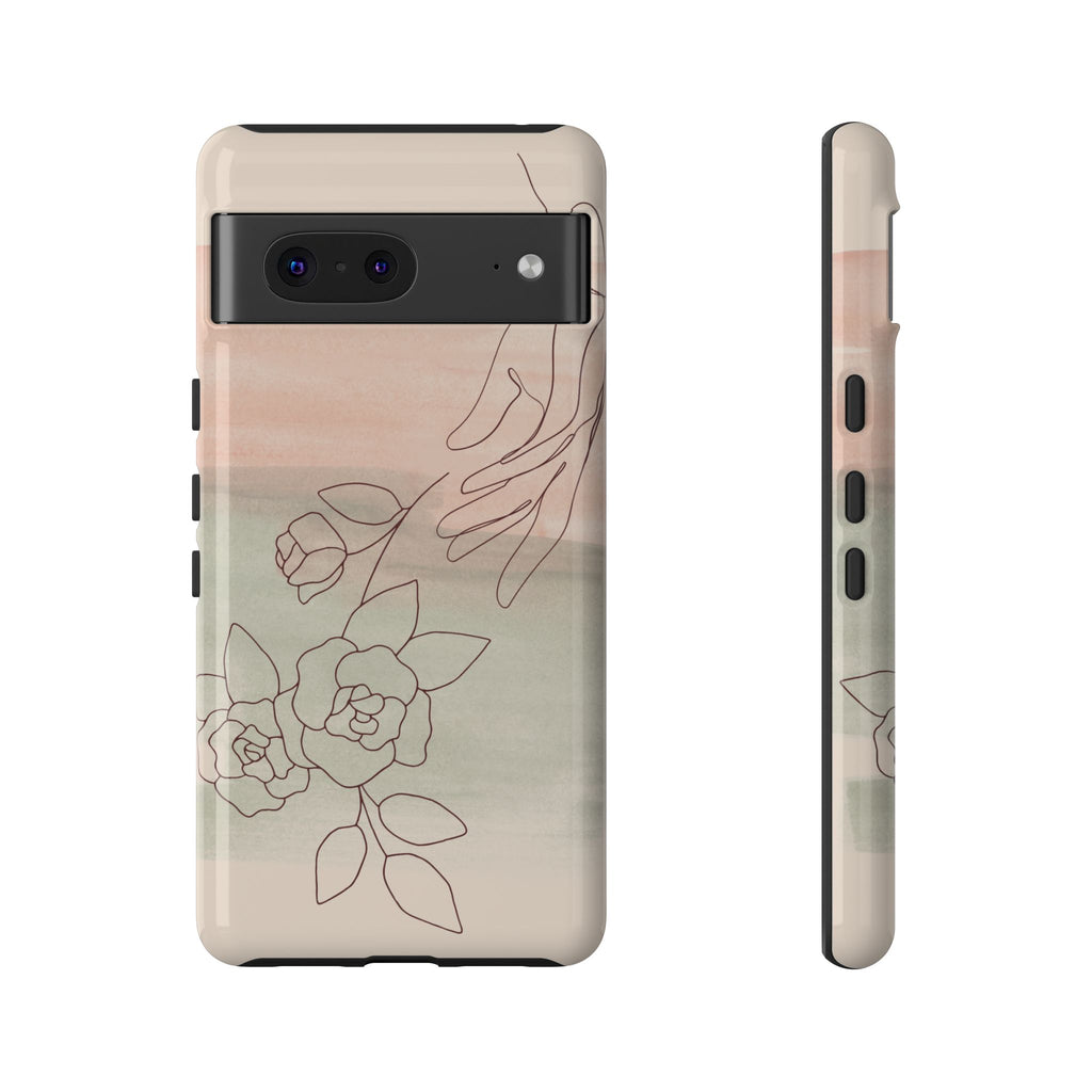 Floral Watercolor Slim Tough Phone Case