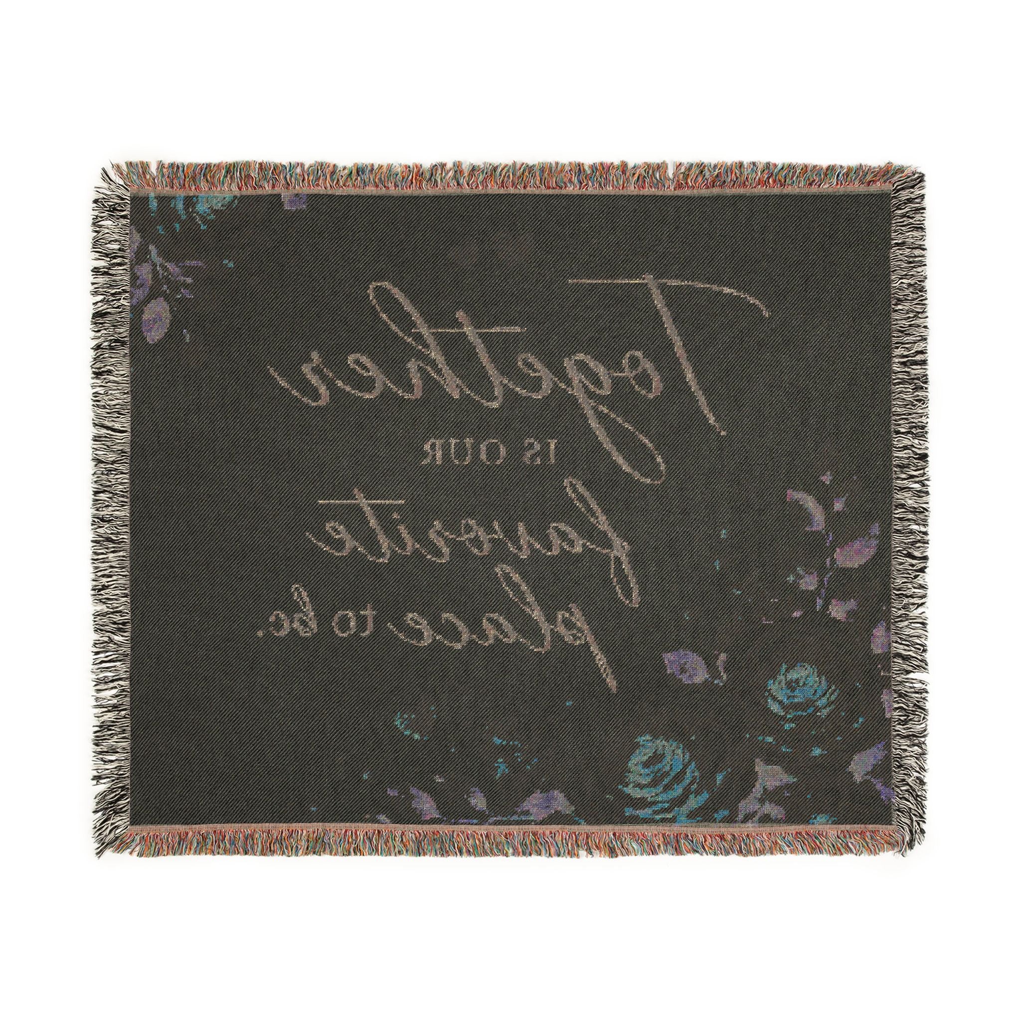 Together Is Our Favorite Place To Be Woven Blanket