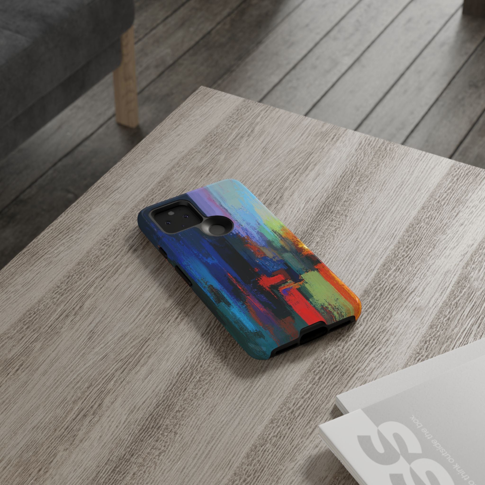 Abstract Colorblock Vibrant Protective iPhone Tough Case