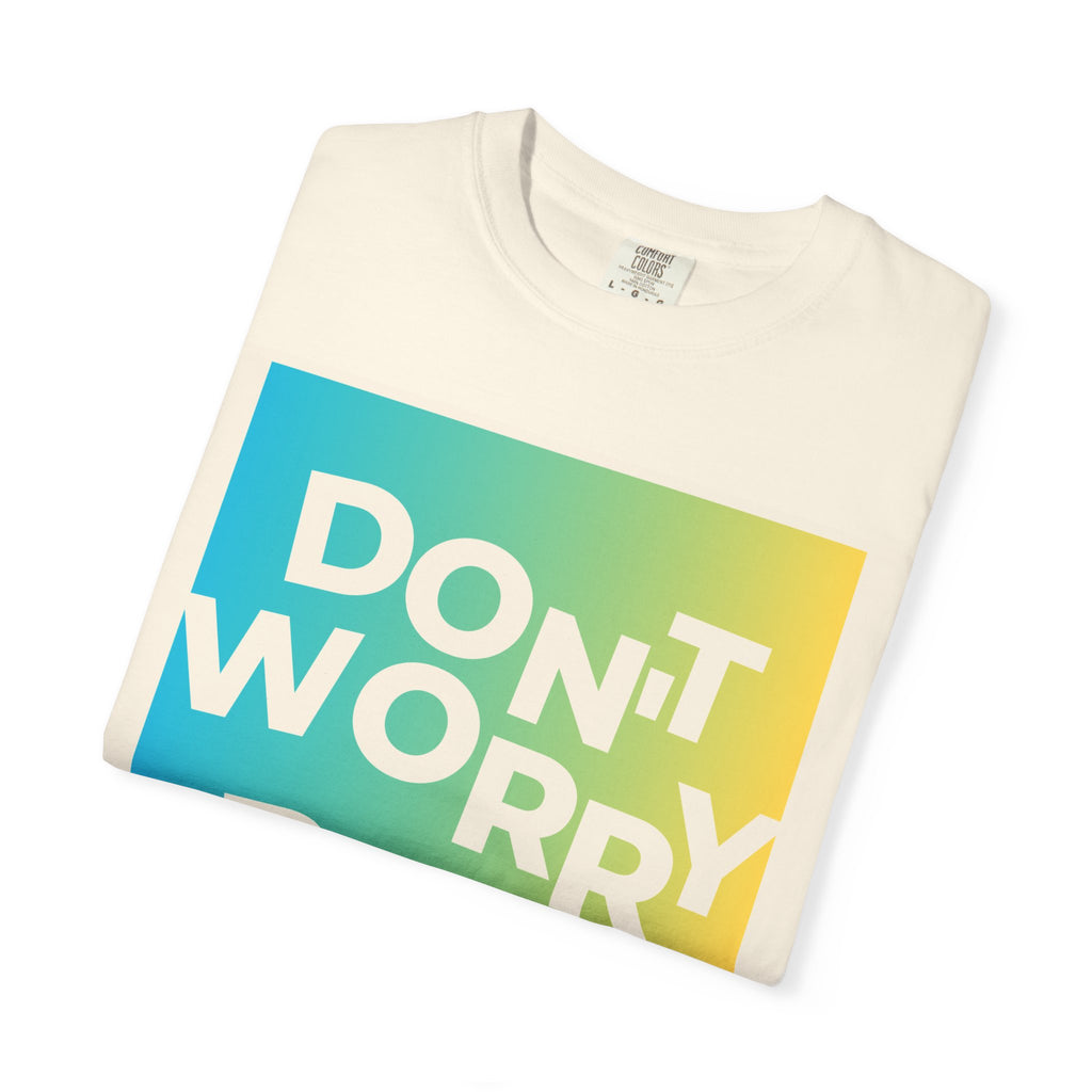 Don't Worry Be Happy Tropical Beach Graphic T-Shirt