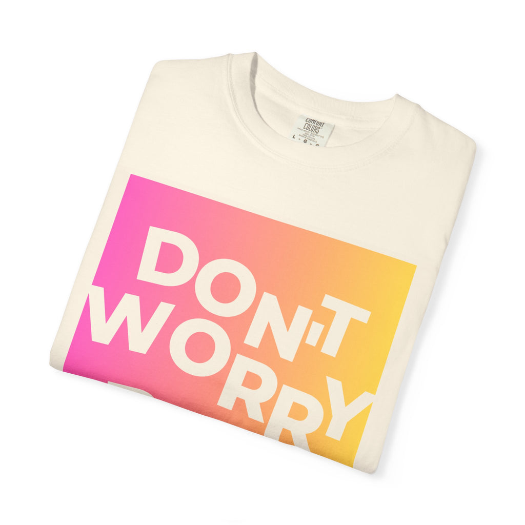 Don’t Worry Be Happy Tropical Beach Graphic Tee