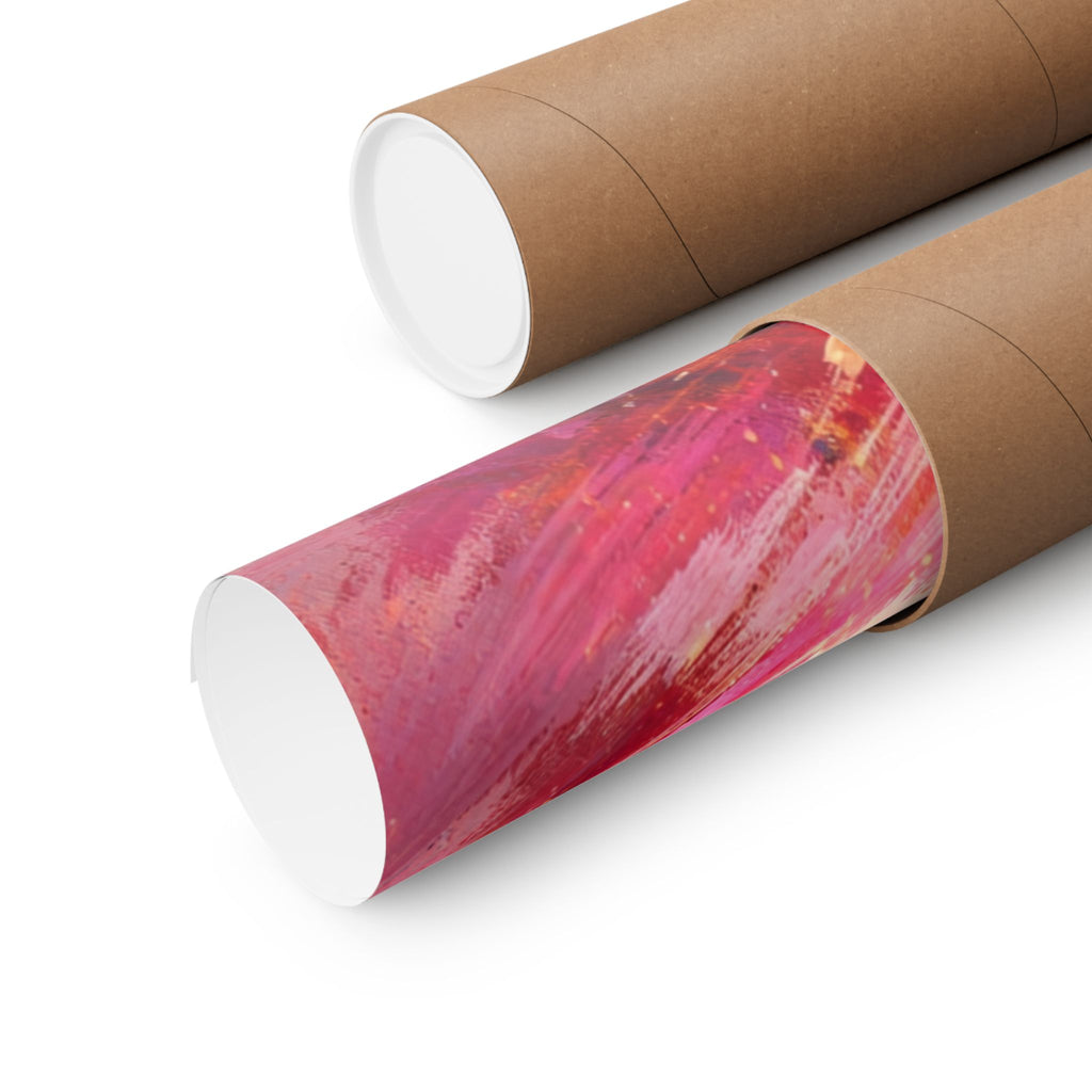 Love Looks Good On Us Matte Poster Romantic Heart Wall Art