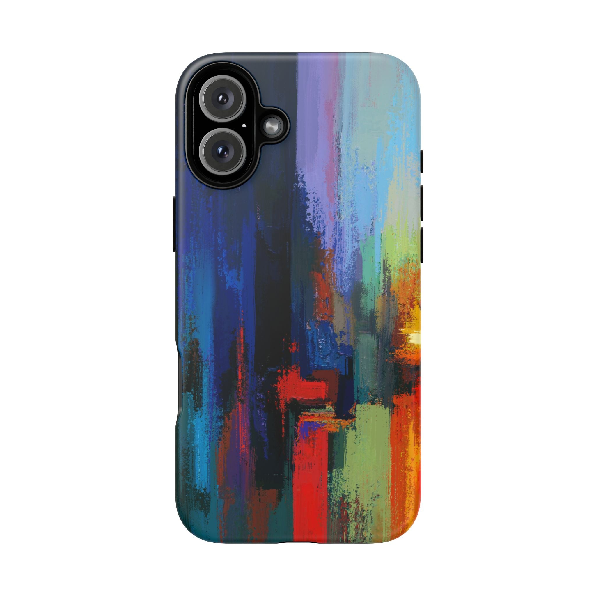 Abstract Colorblock Vibrant Protective iPhone Tough Case