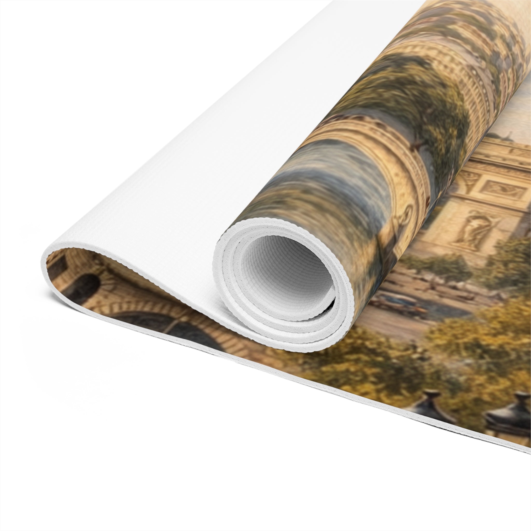 Paris Landmark Scenic Foam Yoga Mat