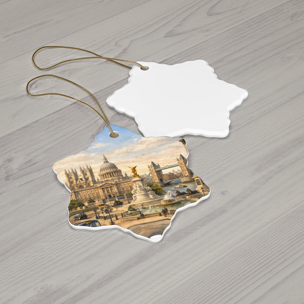 London Landscape Ceramic Ornament