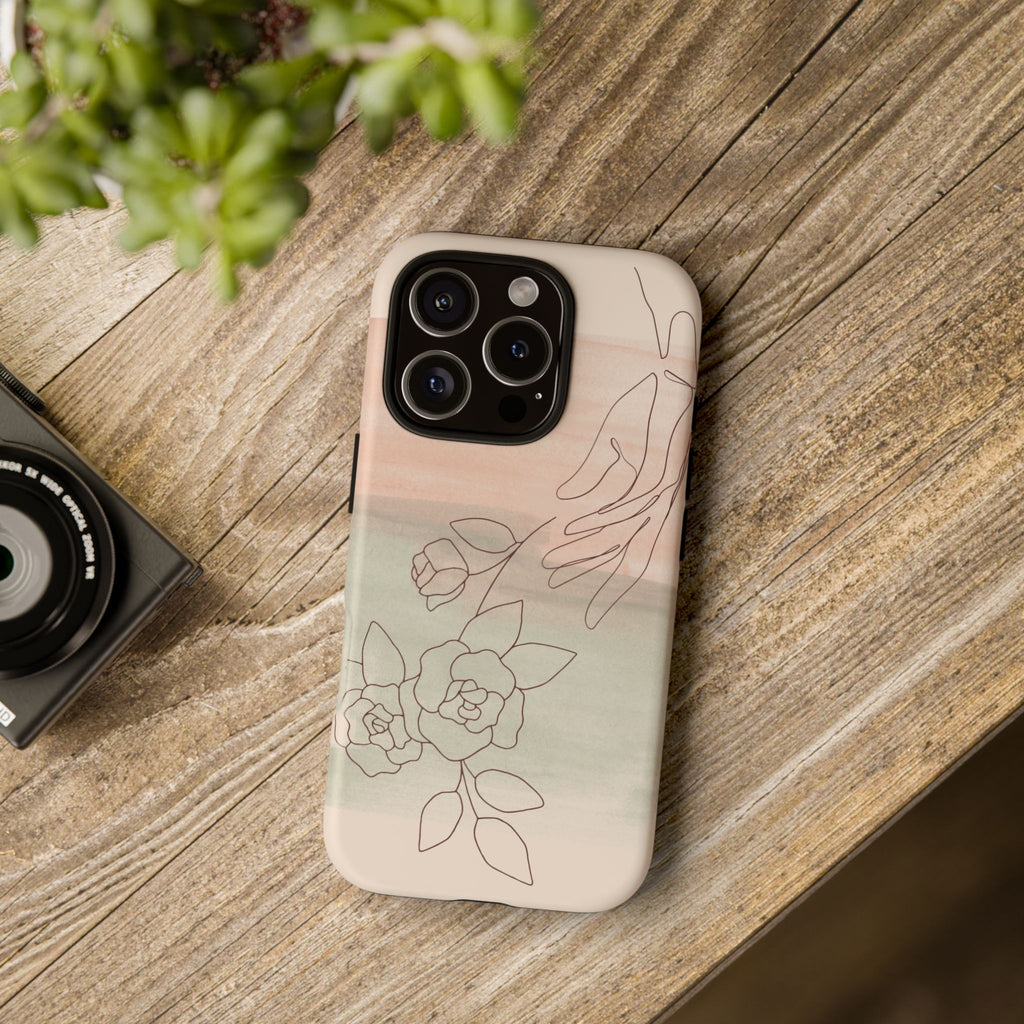 Floral Watercolor Slim Tough Phone Case