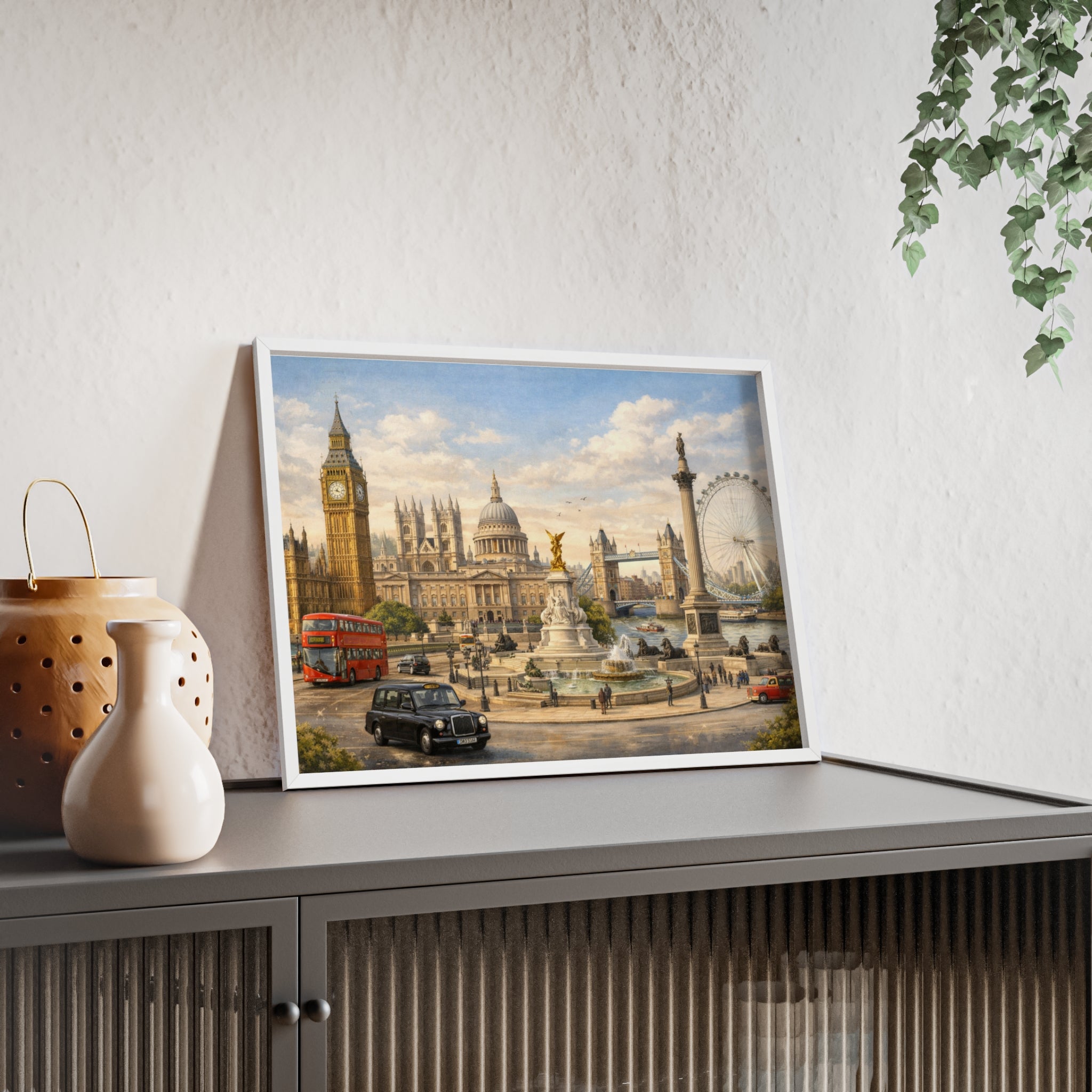 London Landmarks Framed Poster Framed Art