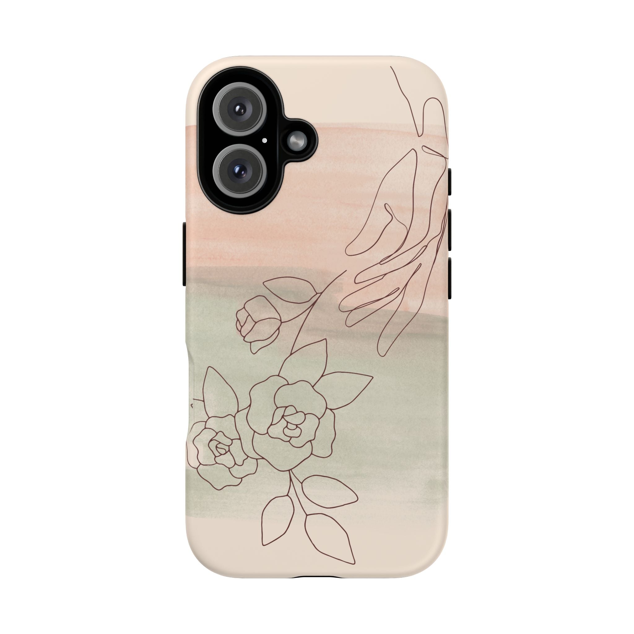 Floral Watercolor Slim Tough Phone Case