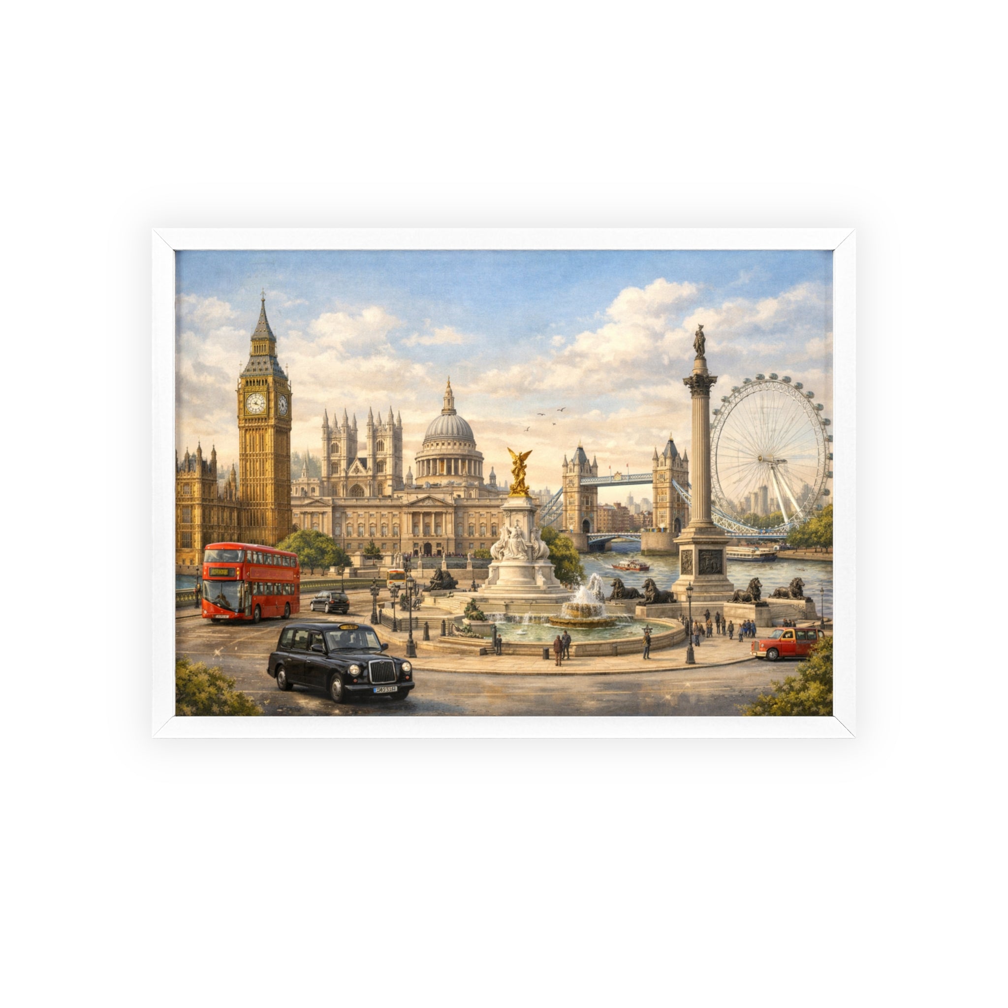 London Landmarks Framed Poster Framed Art