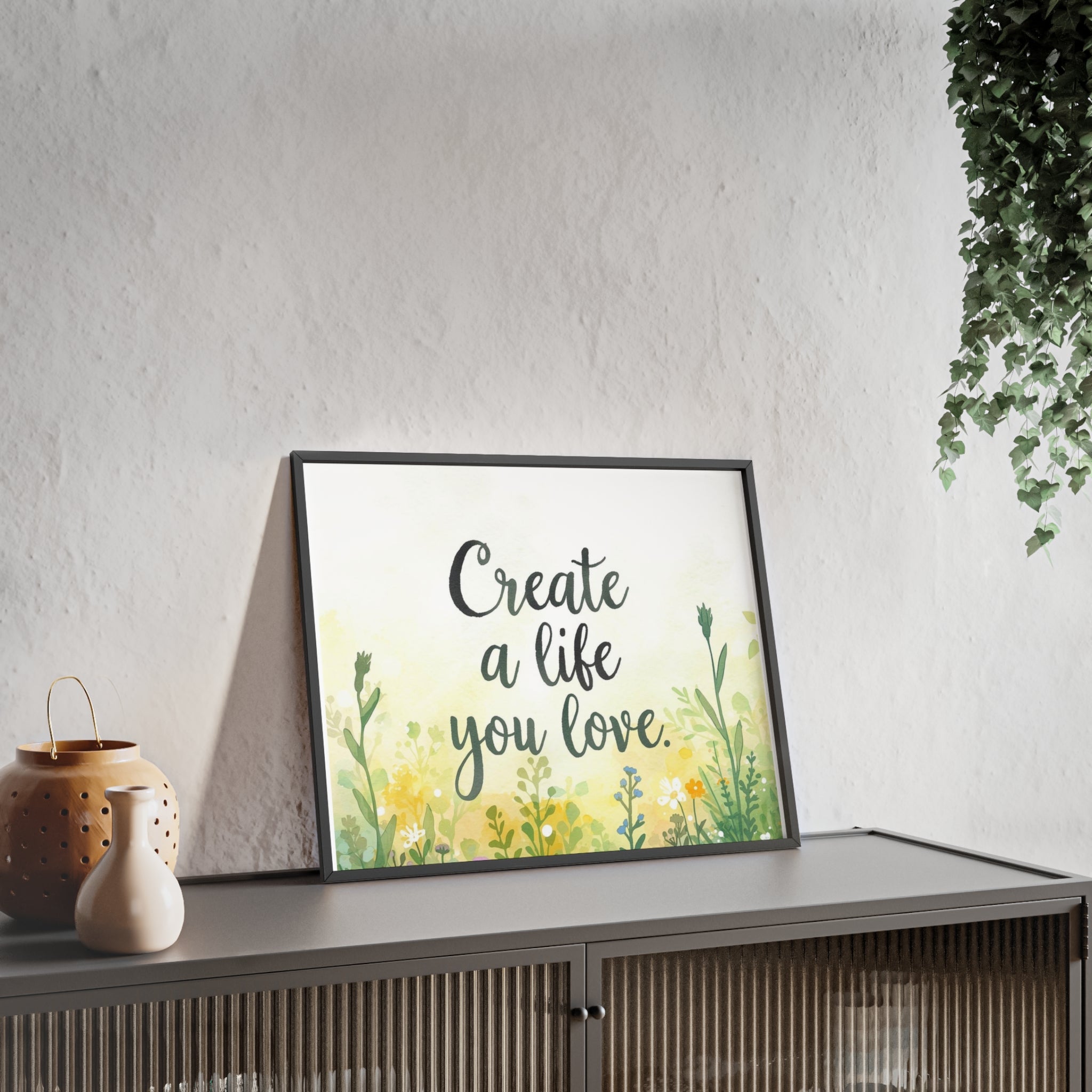 Create a Life You Love Framed Wall Art