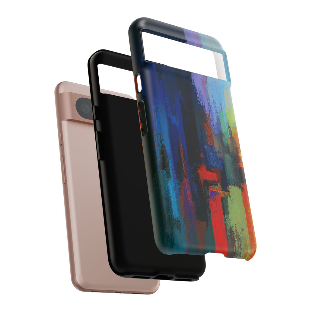 Abstract Colorblock Vibrant Protective iPhone Tough Case