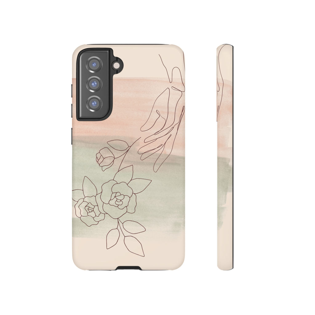 Floral Watercolor Slim Tough Phone Case