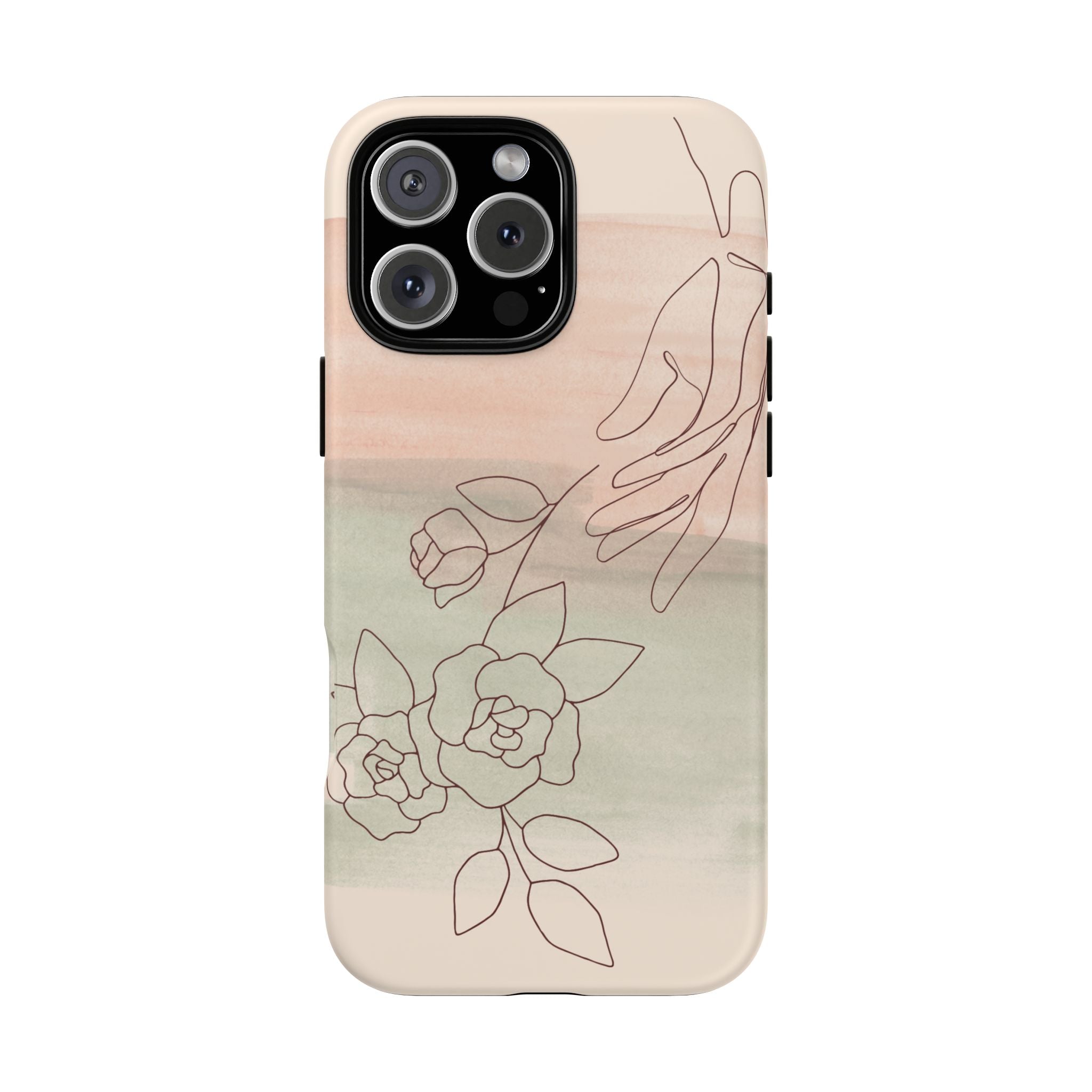 Floral Watercolor Slim Tough Phone Case