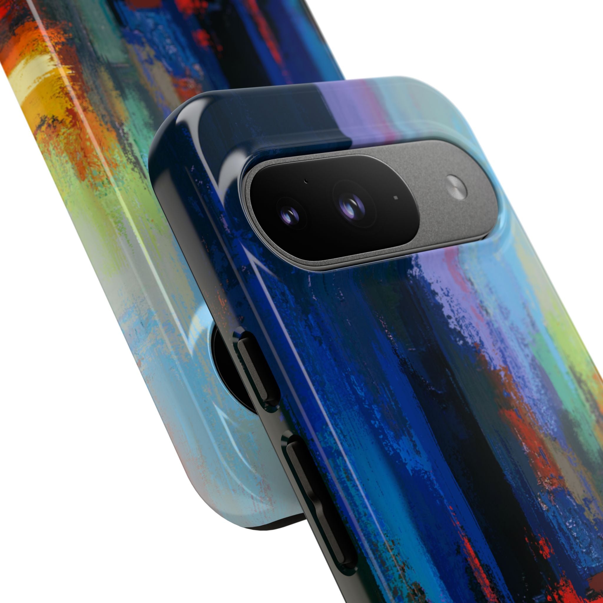 Abstract Colorblock Vibrant Protective iPhone Tough Case