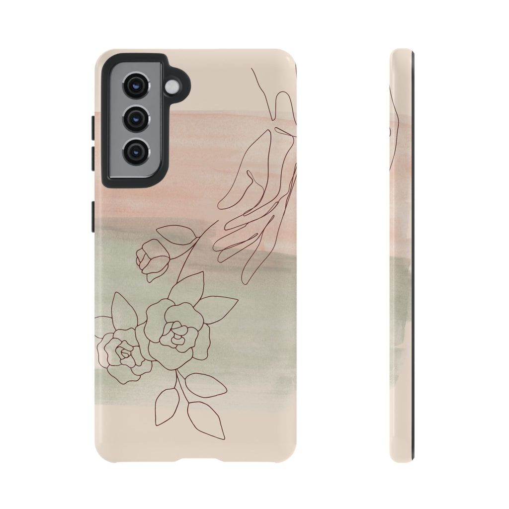 Floral Watercolor Slim Tough Phone Case