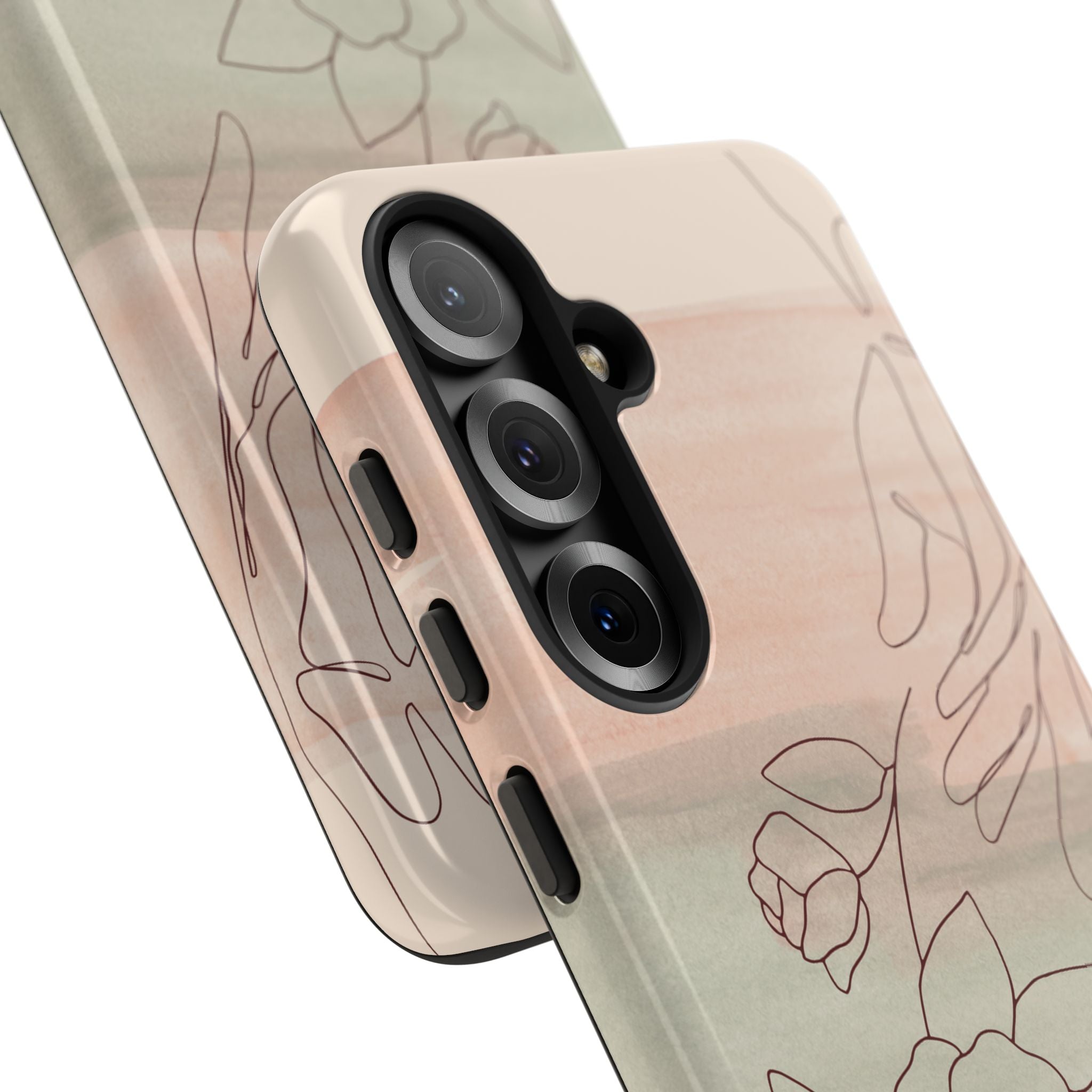 Floral Watercolor Slim Tough Phone Case