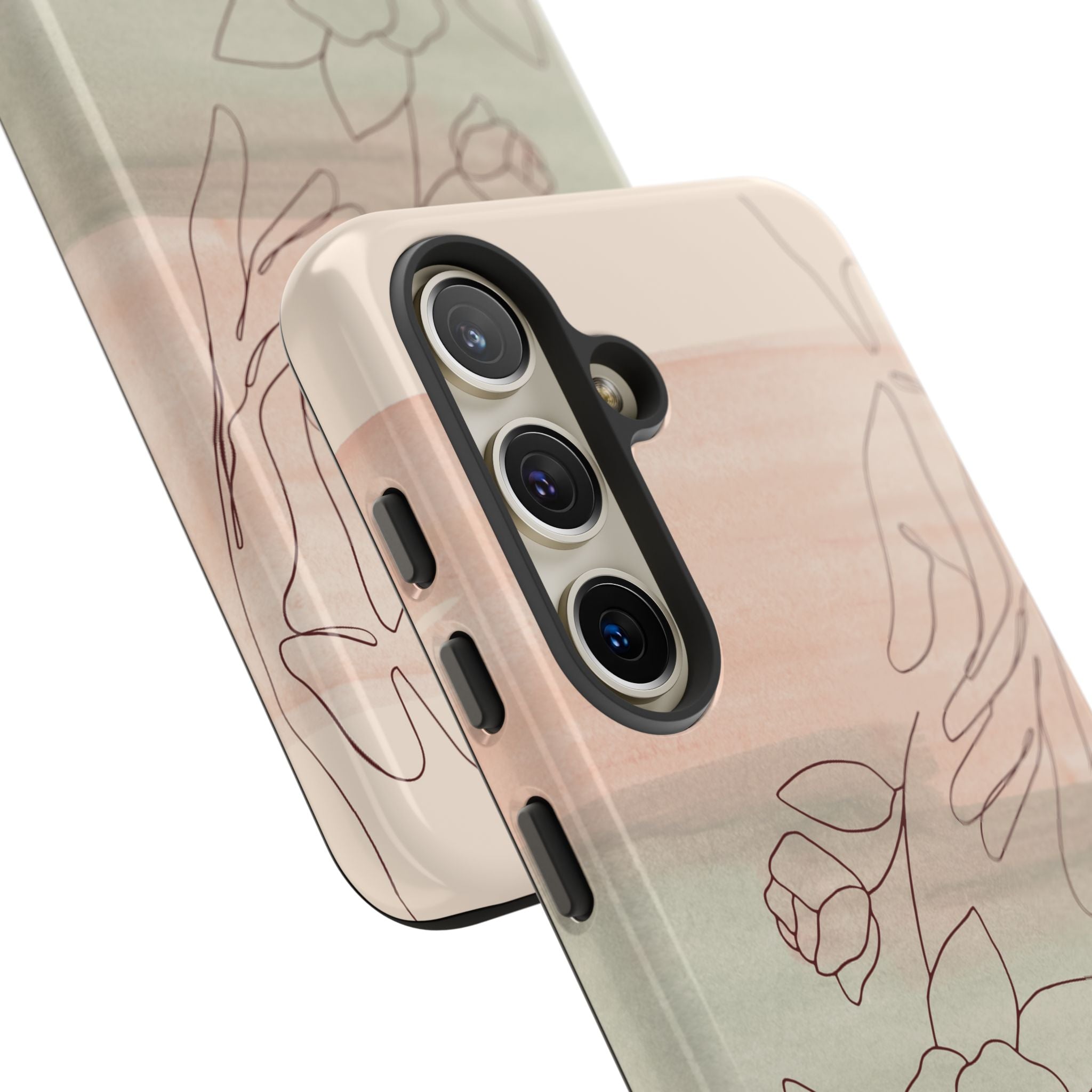 Floral Watercolor Slim Tough Phone Case