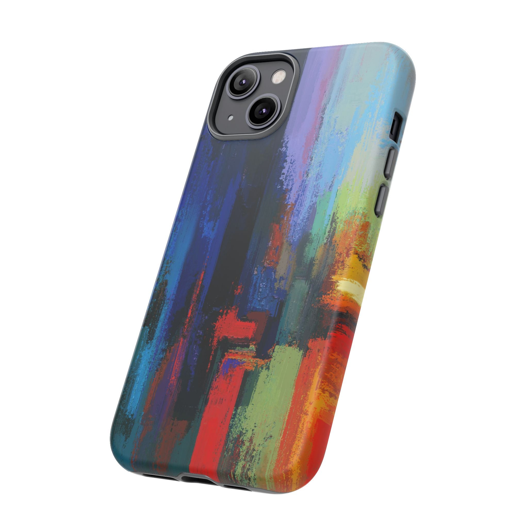 Abstract Colorblock Vibrant Protective iPhone Tough Case