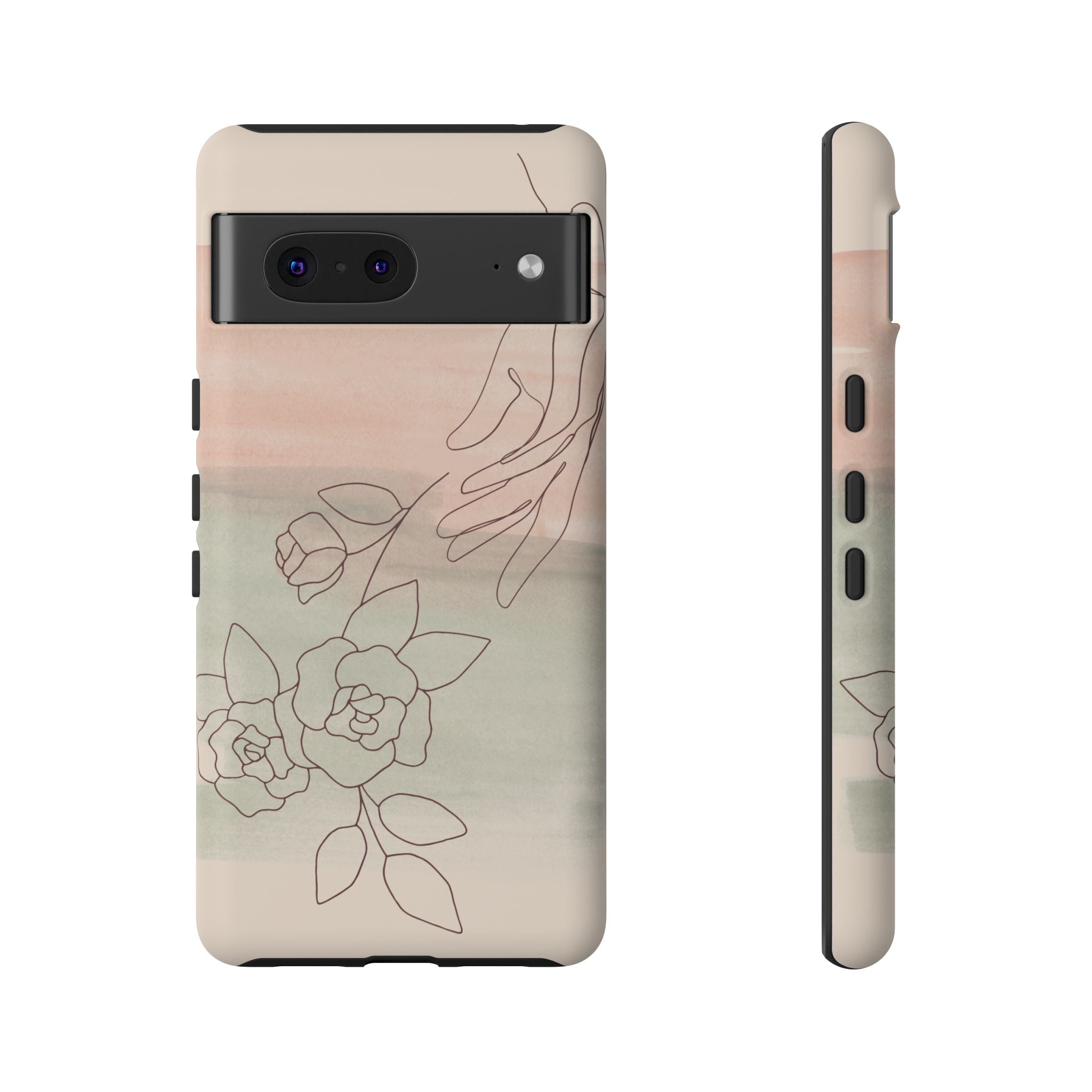Floral Watercolor Slim Tough Phone Case