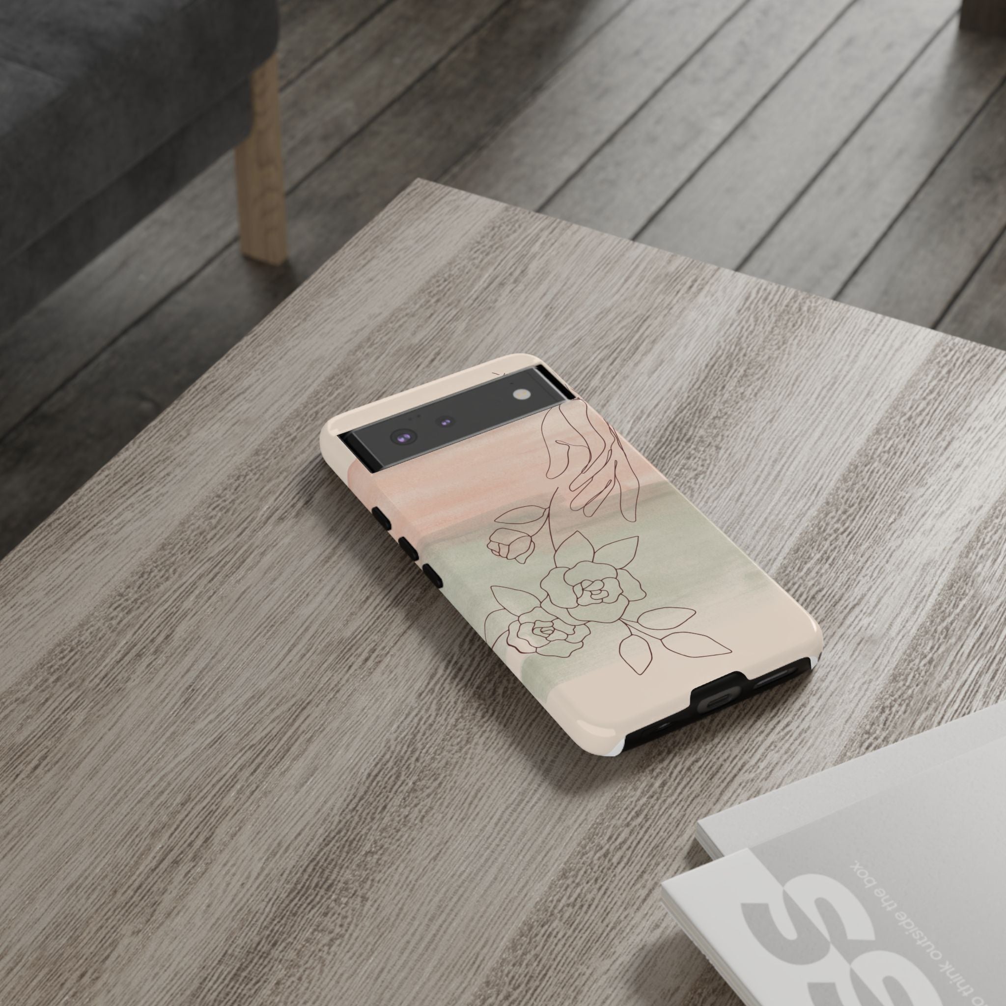 Floral Watercolor Slim Tough Phone Case