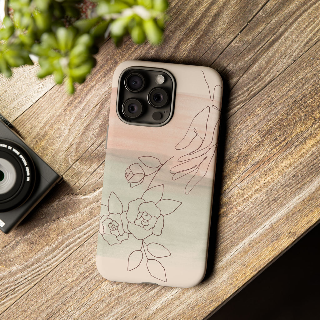 Floral Watercolor Slim Tough Phone Case