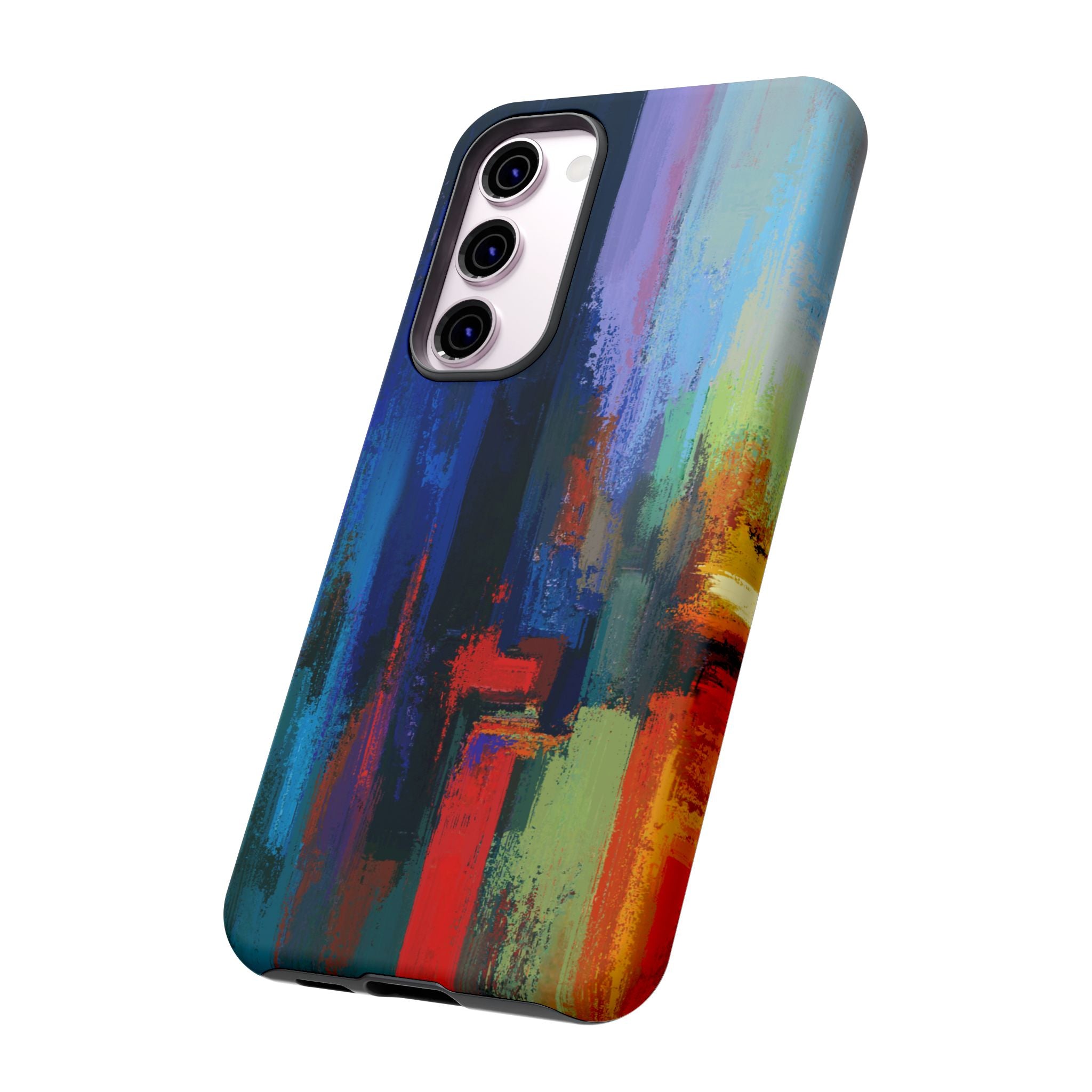 Abstract Colorblock Vibrant Protective iPhone Tough Case