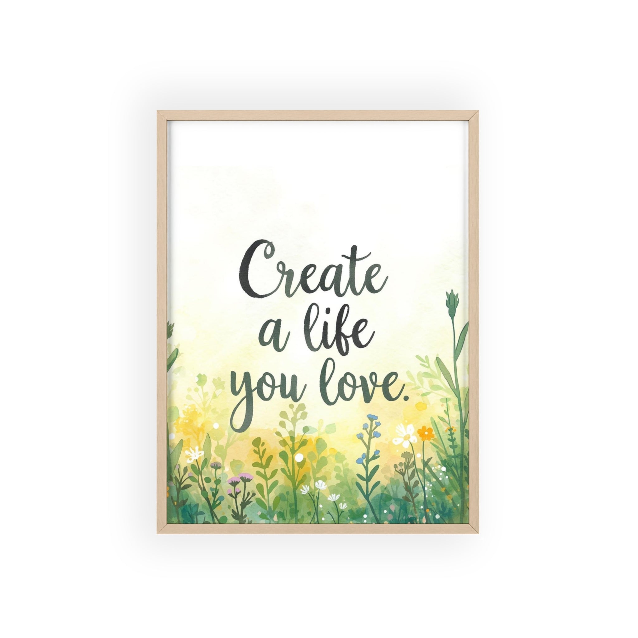 Create a Life You Love Framed Wall Art