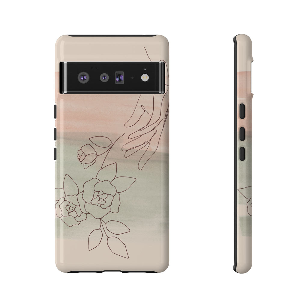 Floral Watercolor Slim Tough Phone Case