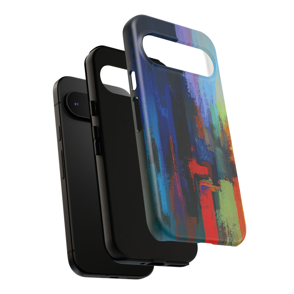 Abstract Colorblock Vibrant Protective iPhone Tough Case