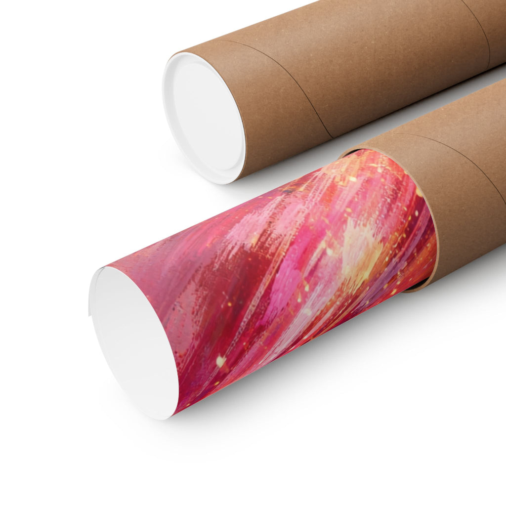 Love Looks Good On Us Matte Poster Romantic Heart Wall Art