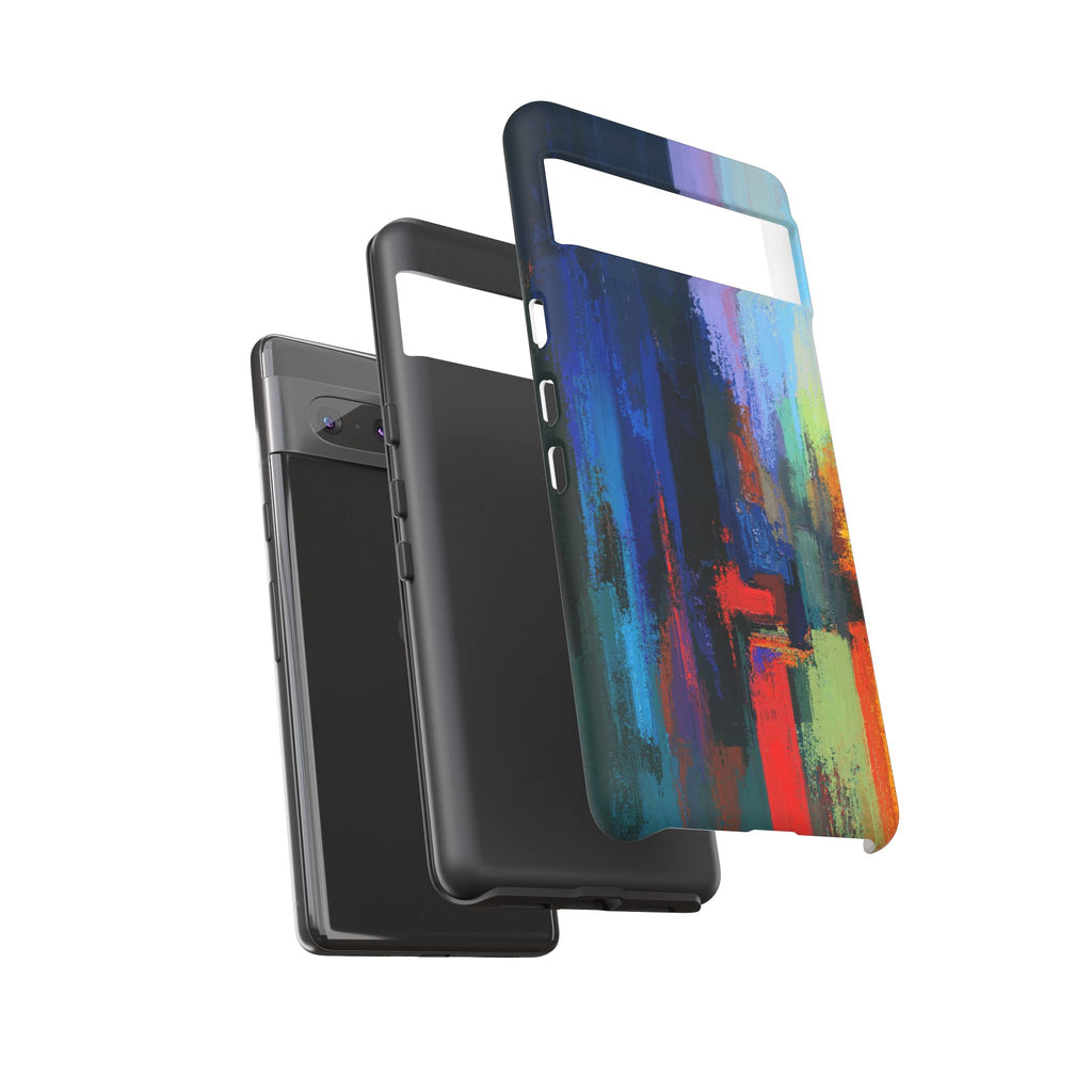 Abstract Colorblock Vibrant Protective iPhone Tough Case