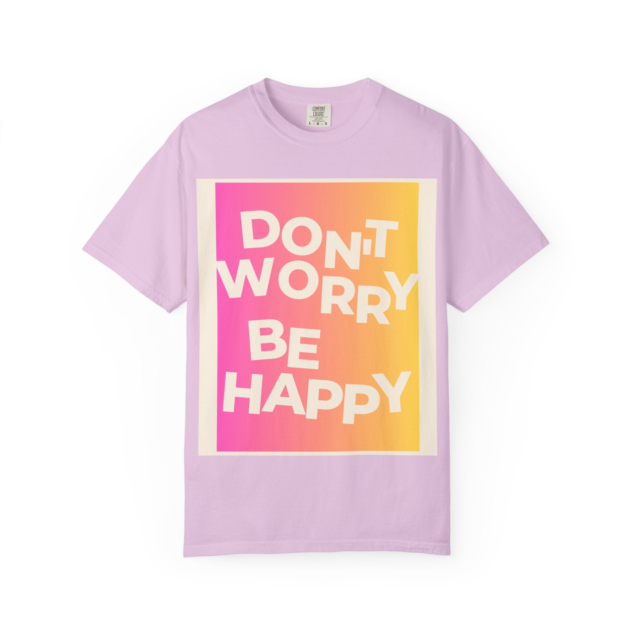 Don’t Worry Be Happy Tropical Beach Graphic Tee