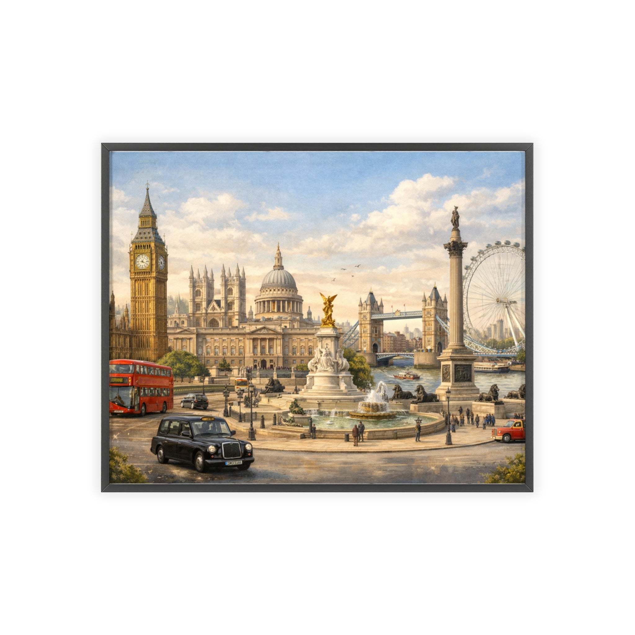 London Landmarks Framed Poster Framed Art