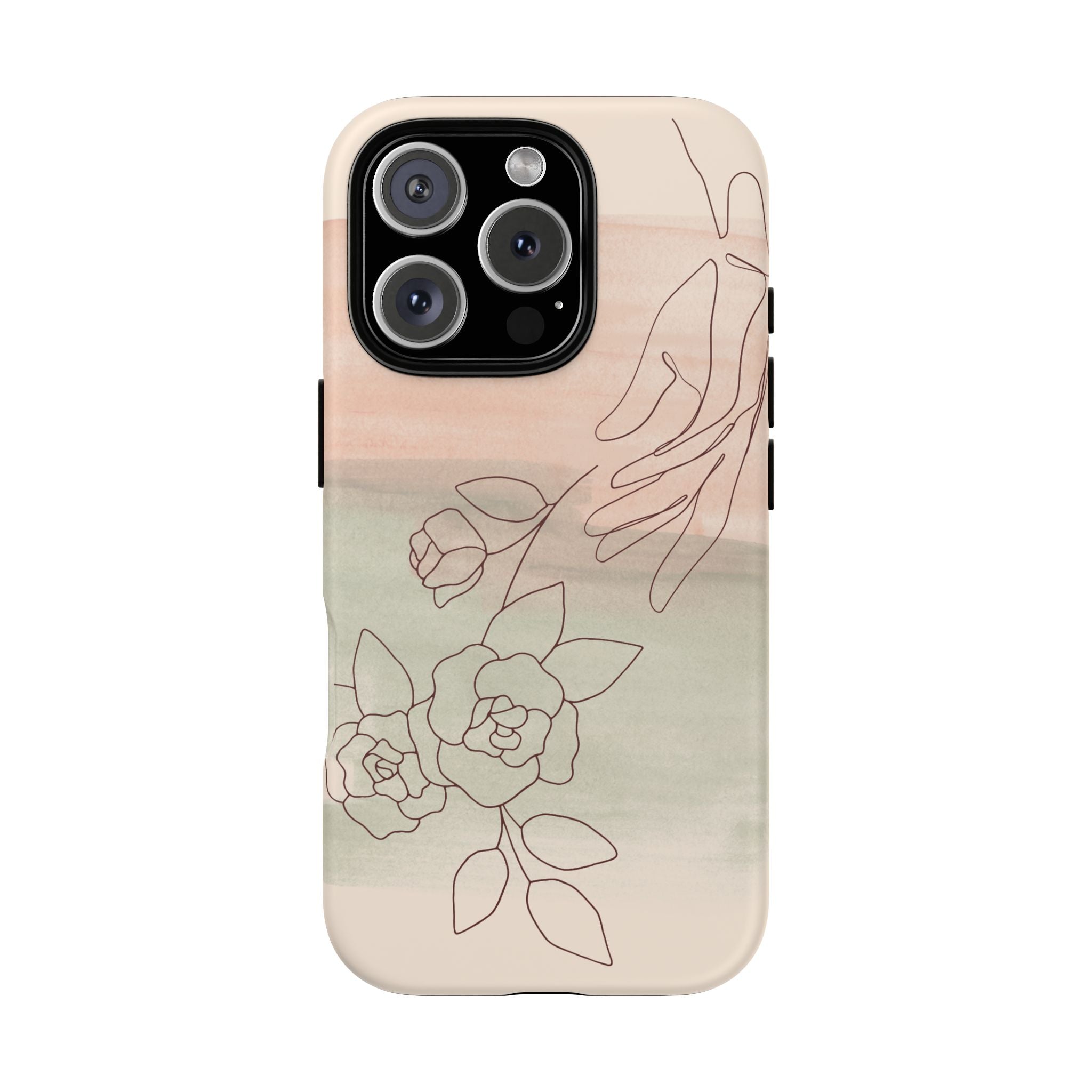 Floral Watercolor Slim Tough Phone Case