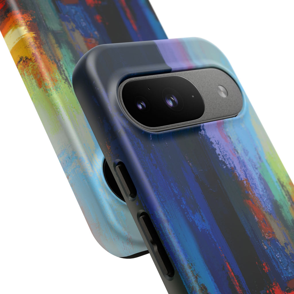 Abstract Colorblock Vibrant Protective iPhone Tough Case