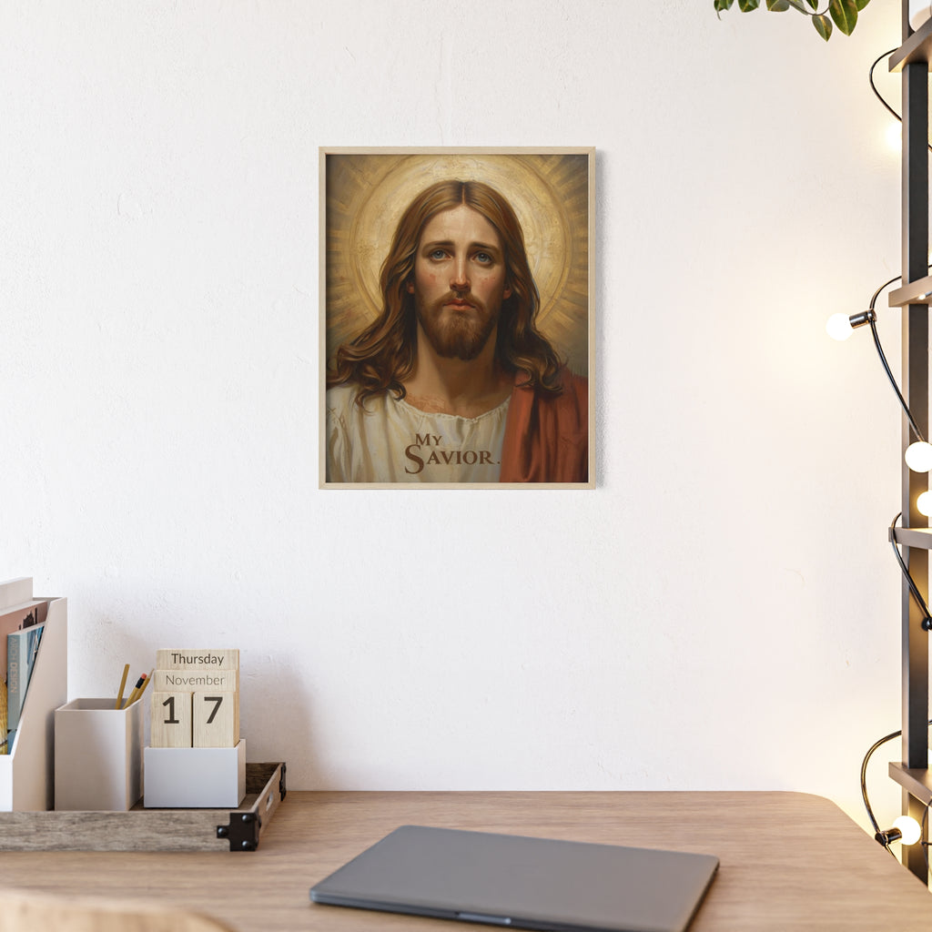 My Savior Framed Wall Poster
