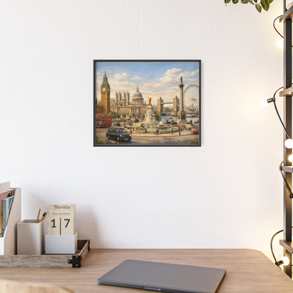 London Landmarks Framed Poster Framed Art