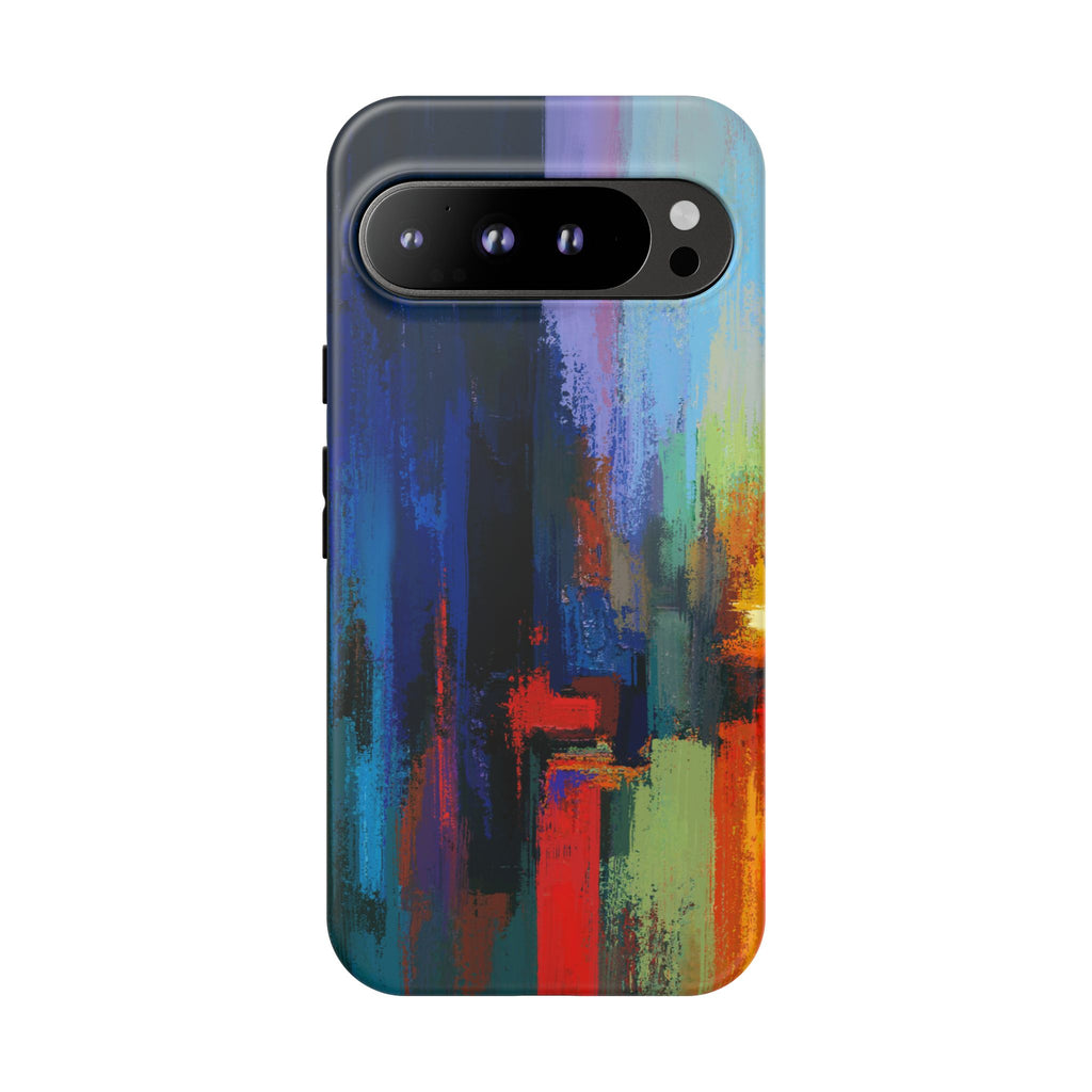 Abstract Colorblock Vibrant Protective iPhone Tough Case