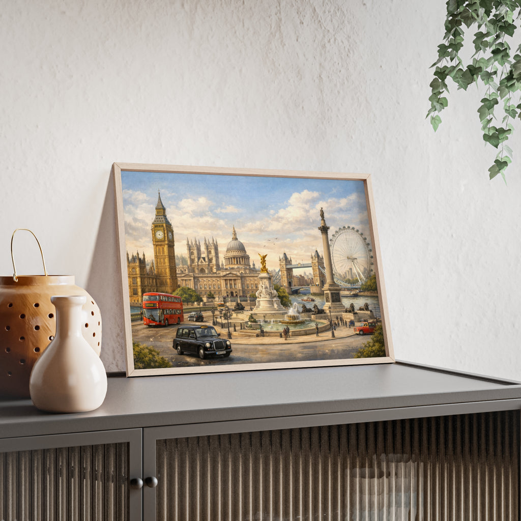 London Landmarks Framed Poster Framed Art