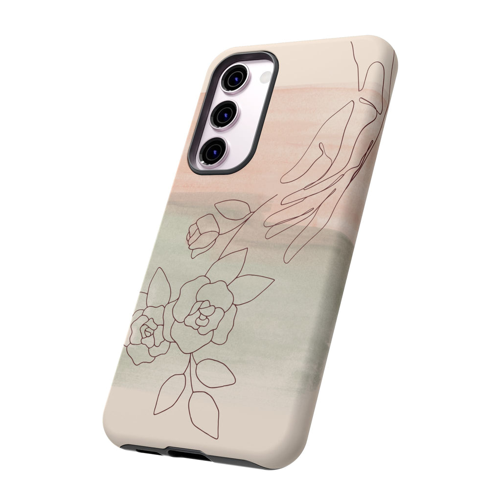 Floral Watercolor Slim Tough Phone Case